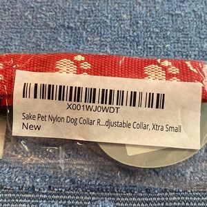 Sake Nylon Dog Collar X Small NWT